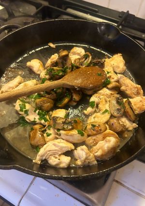 Foto di Pollo ai funghi