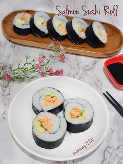 Foto resep Salmon Sushi Roll