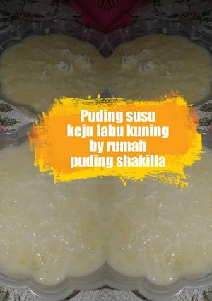 Foto resep Puding susu keju labu kuning by rumah puding shakilla