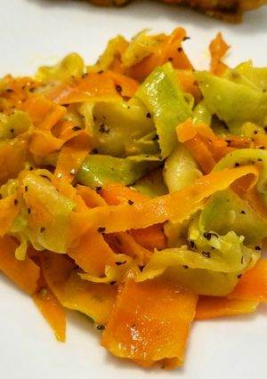 A picture of Vegetable Ribbon Noodles.