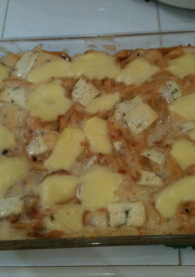Una foto de Espaguetis al horno