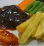 Langkah Gampang Menyiapkan Resep Steak daging sapi with barbeque sauce #KitaBerbagi yang Bisa Manjain Lidah Anti Ribet, Mantap Sekali