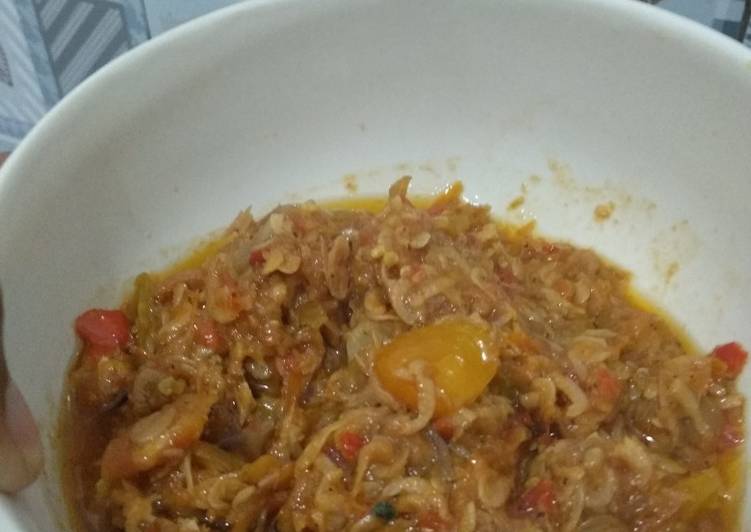 Sambal bajak ebi kering