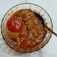 A picture of Soyabean keema Matar.