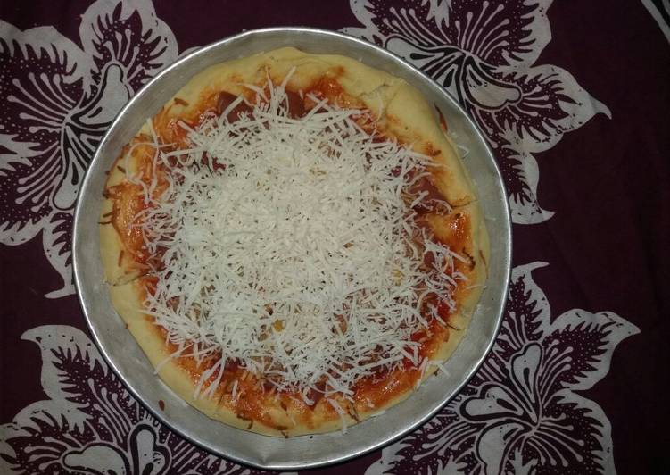 Resep Pizza ala kadarnya | Langkah Membuat Pizza ala kadarnya Yang Sempurna