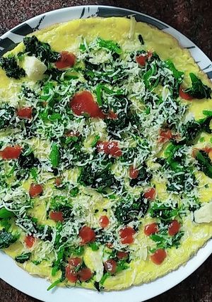 Foto resep Spinach pizza kw