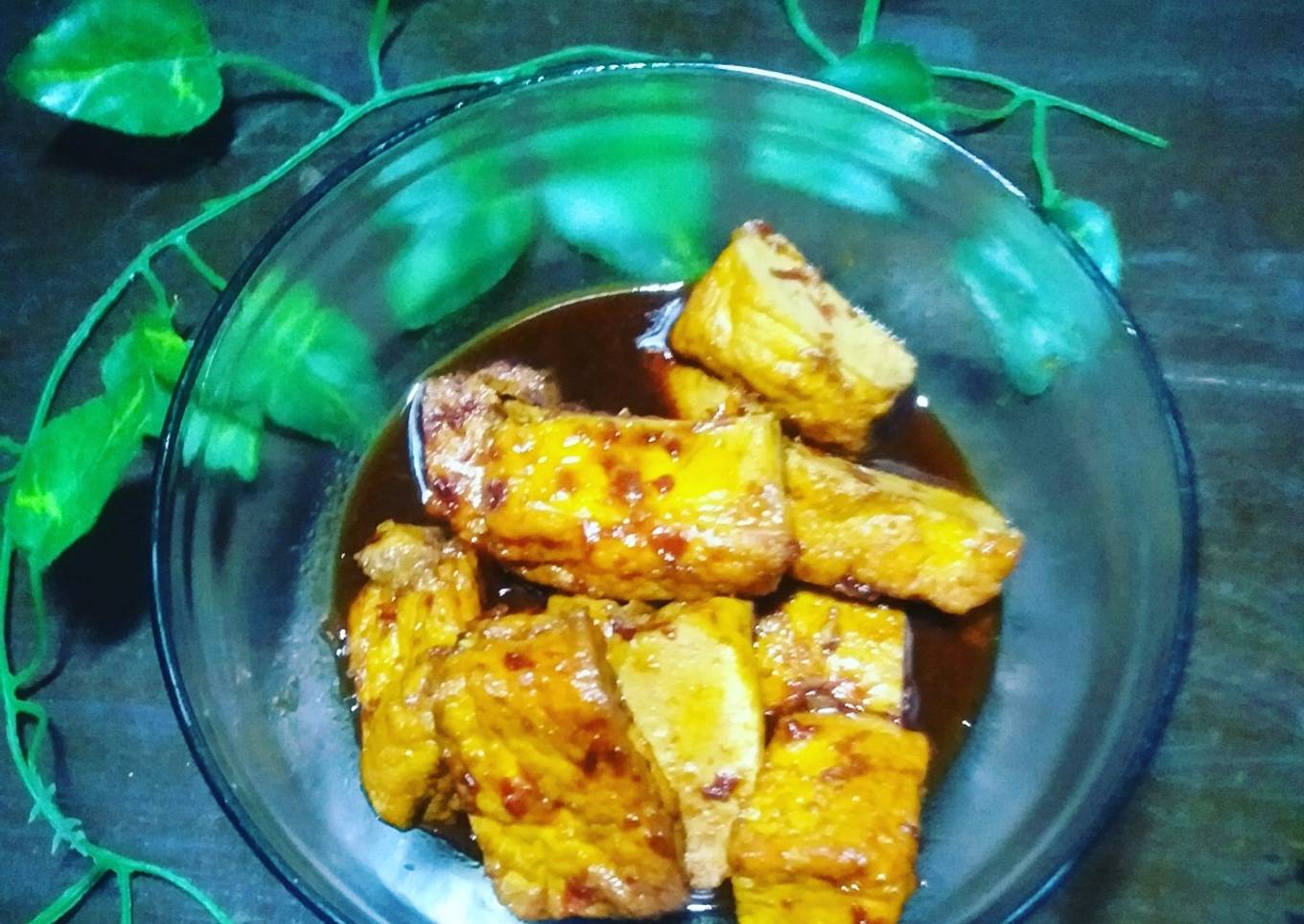 Tumis tahu kecap manis