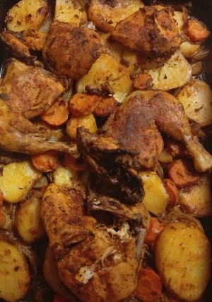 صورة لوصفة صينية دجاج بالخضار (طرية ودايبة بدون جلد)