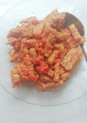 Foto resep Tempe balado simple pake bumbu sederhana