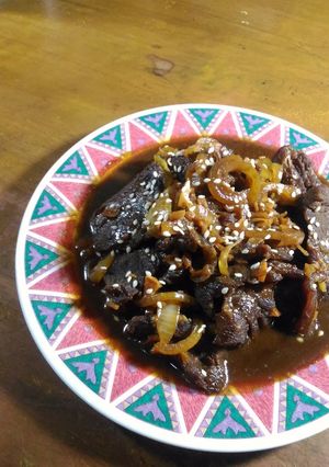 Foto resep Beef Teriyaki (Daging Sapi masak Teriyaki)