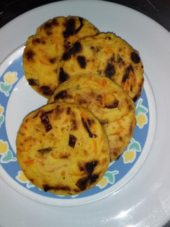 Una foto de Arepas de Zanahoria