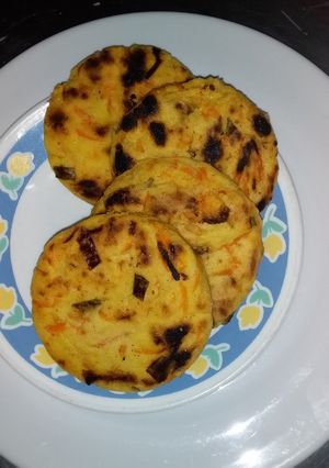 Una foto de Arepas de Zanahoria