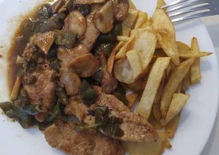 Solomillo a la cerveza