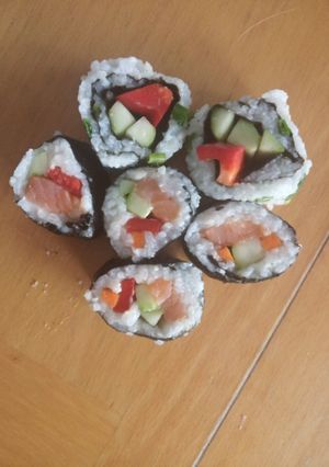 Zdjęcie przepisu Sushi domowe.