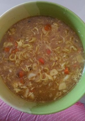 Foto resep Mie kuah Pedas