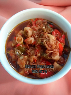Foto resep Cumi asin sambal bawang