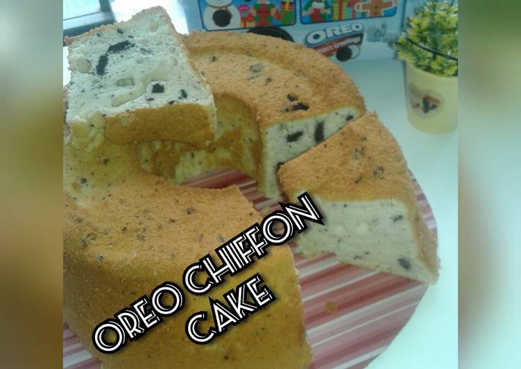 Resep Oreo chiffon cake yang Bikin Ngiler