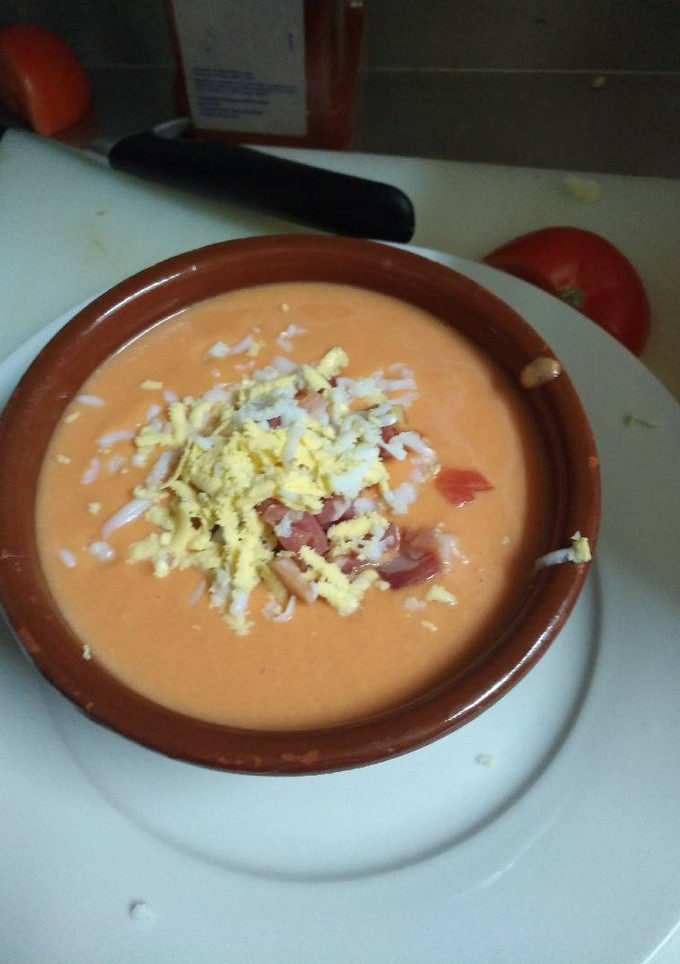 Una foto de Salmorejo