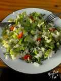 Receta con arroz y con ensalada económica y fácil. 😁😍✨