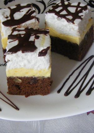 Habos csoki szelet recept fotója
