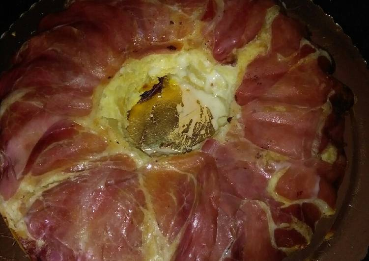 Ciambella prosciutto e patate