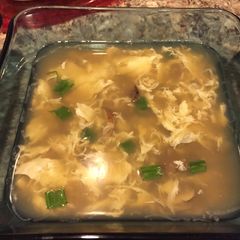 A picture of Egg drop soup.
