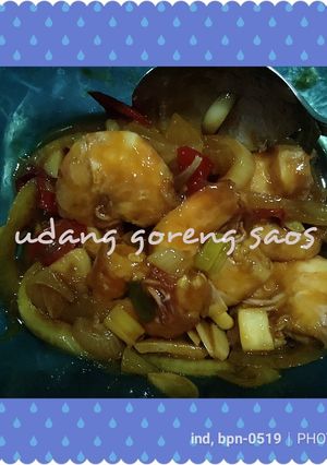 Foto resep Udang Masak Saos