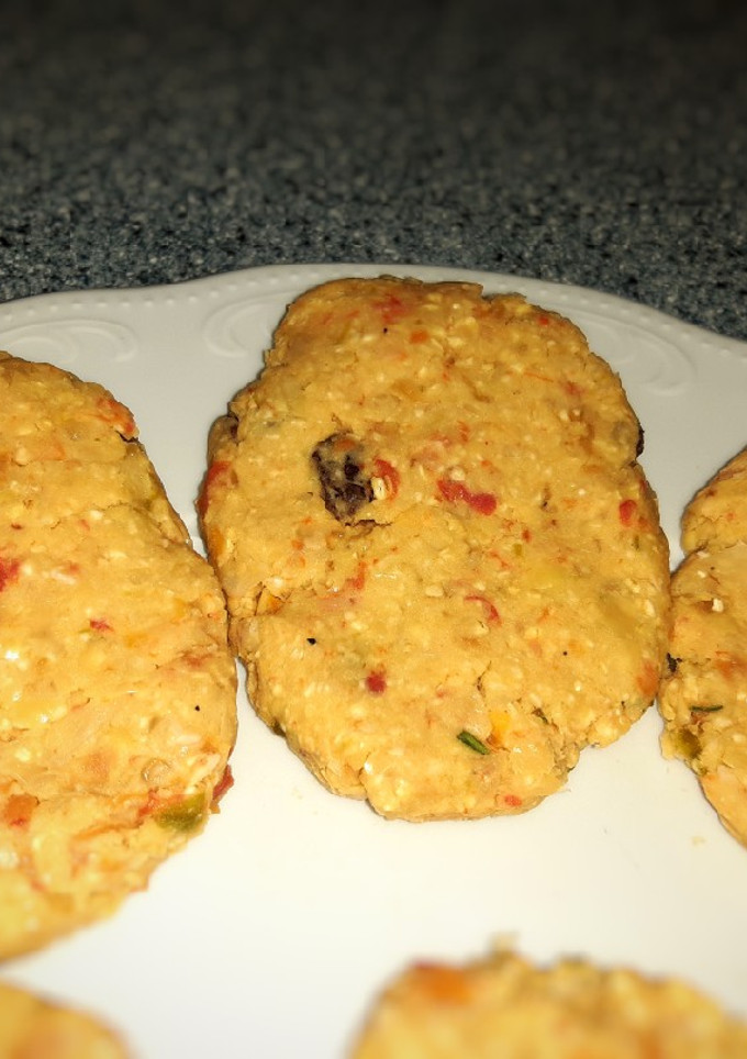 Una foto de Hamburguesas de garbanzo y verduras