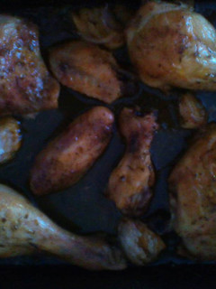 Una foto de Pollo al horno