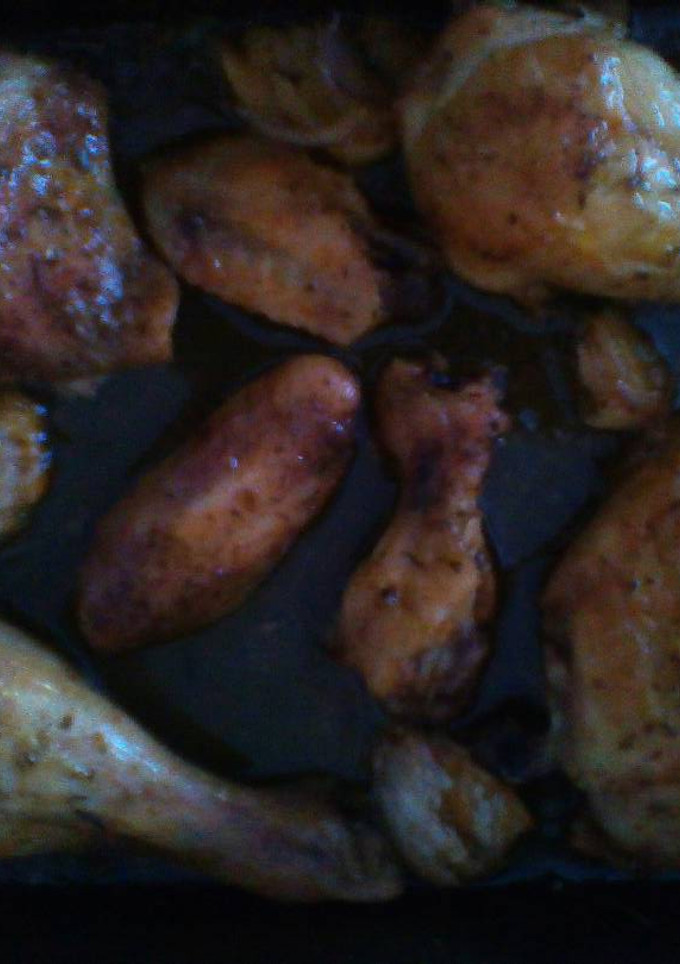 Una foto de Pollo al horno