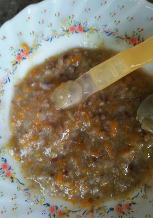 Foto resep Mpasi nasi tim daging sapi