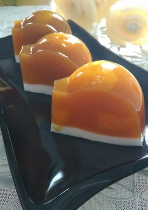Foto resep Puding kelapa mangga