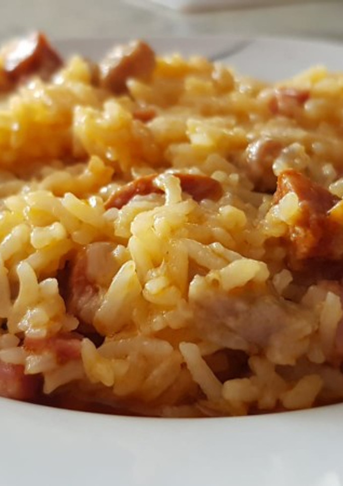 Una foto de Arroz tintao
