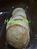 Empanadas de hojaldre rellenas de manzana verde