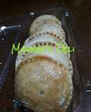 Empanadas de hojaldre rellenas de manzana verde