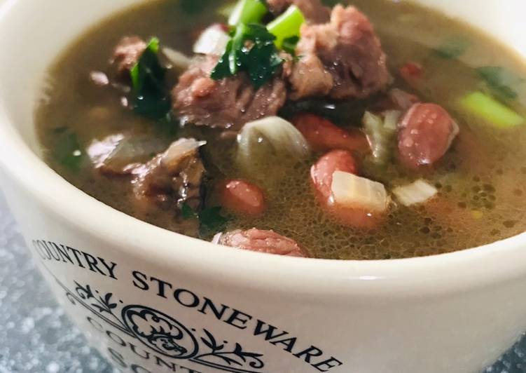 Resep Bruinebonen soep (sup brenebon) Anti Gagal