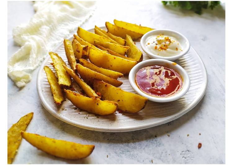 Cara Membuat Fried Potato Wedges yang Enak