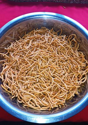 A picture of Tikka (chilli) Ganthiya.
