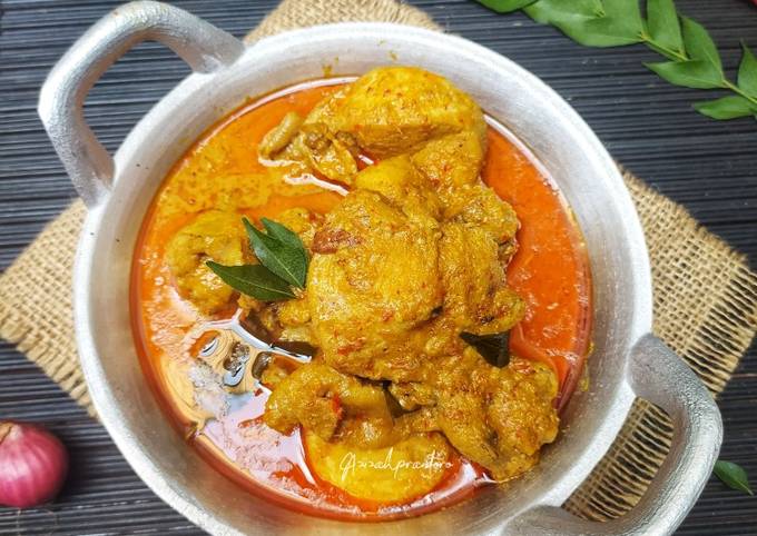 Gulai ayam Kojo (khas Sumsel)