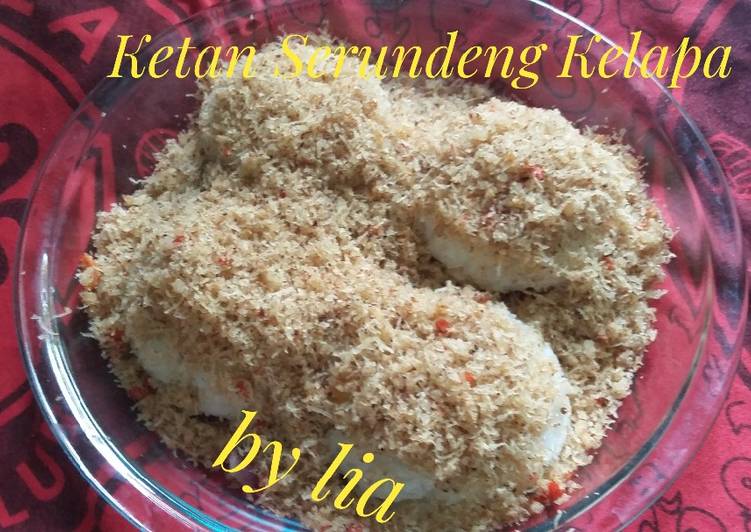 Resep Ketan Serundeng Kelapa, Bisa Manjain Lidah