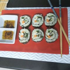 A picture of Gimbap.