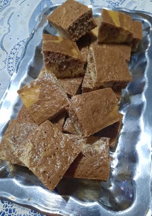 Una foto de Bizcochuelo marmolado fácil para compartir