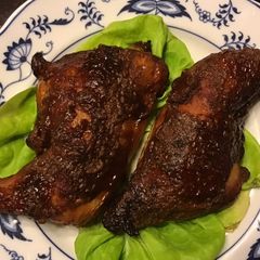 A picture of California Farm Airfryer Smoked Chicken Leg Quarters.