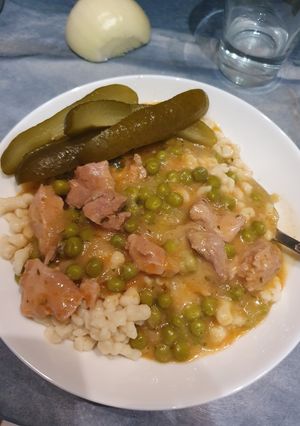 Glutén-,tej-, tojásmentes nokedli recept fotója