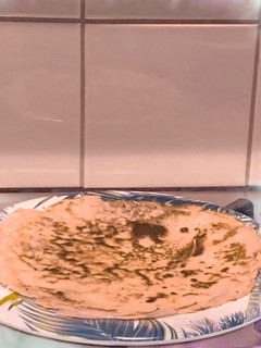 A picture of A pancake recipe.