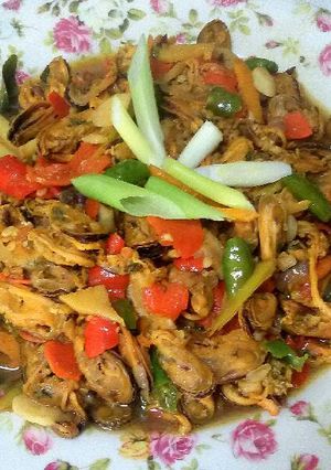 Foto resep Tumis kerang hijau