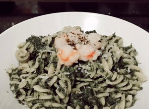 Foto resep Fusilli dengan Pesto Bayam