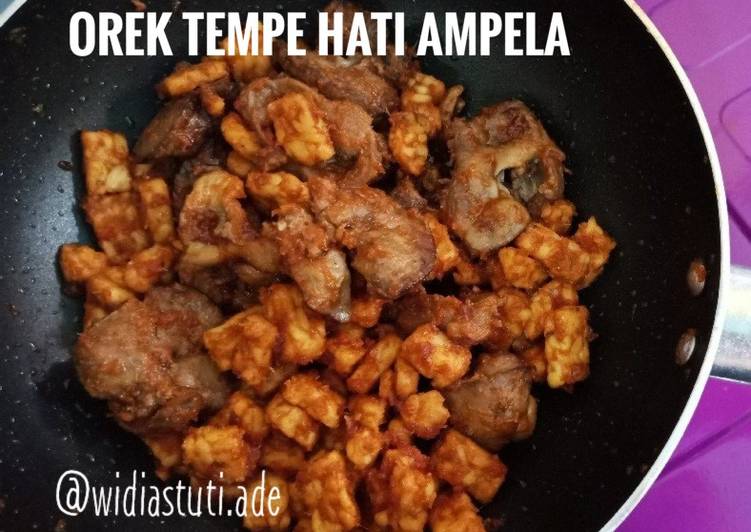 Orek tempe hati ampela