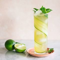 A picture of Cucumber mojito.