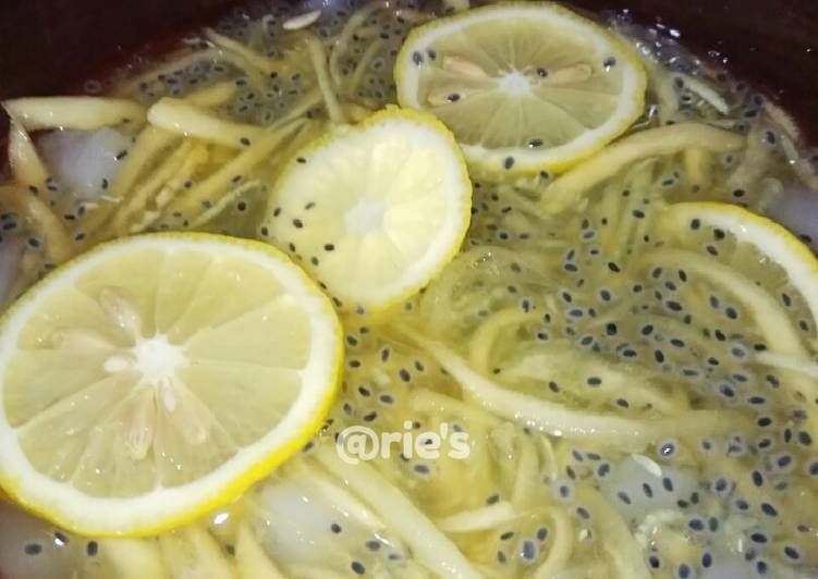 Cara termudah untuk Vegan AppetizingEs timun blewah lemon #BikinRamdhanBerkesan #10